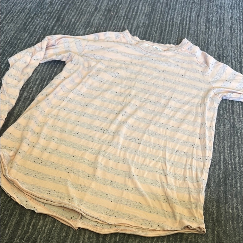 Free People Arden striped shirt XS